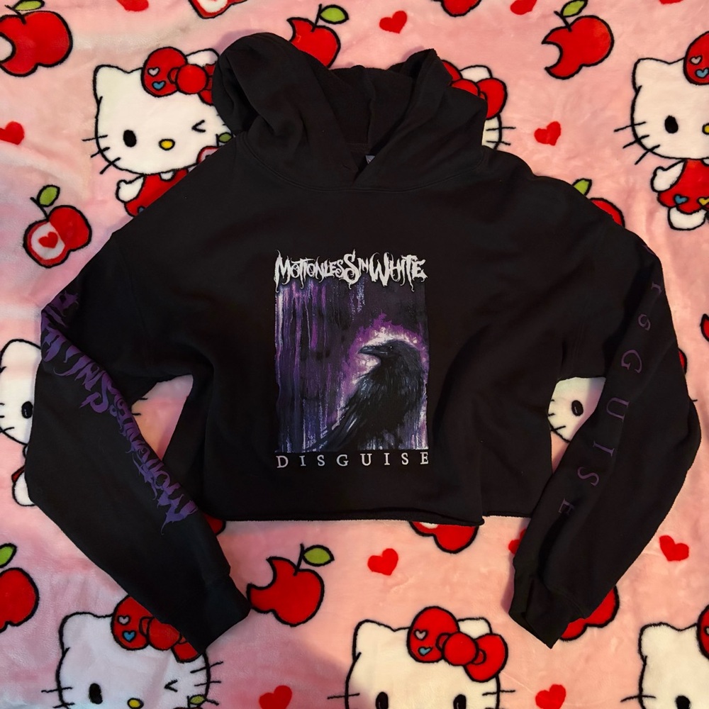 Motionless in White Disguise Cropped Hoodie